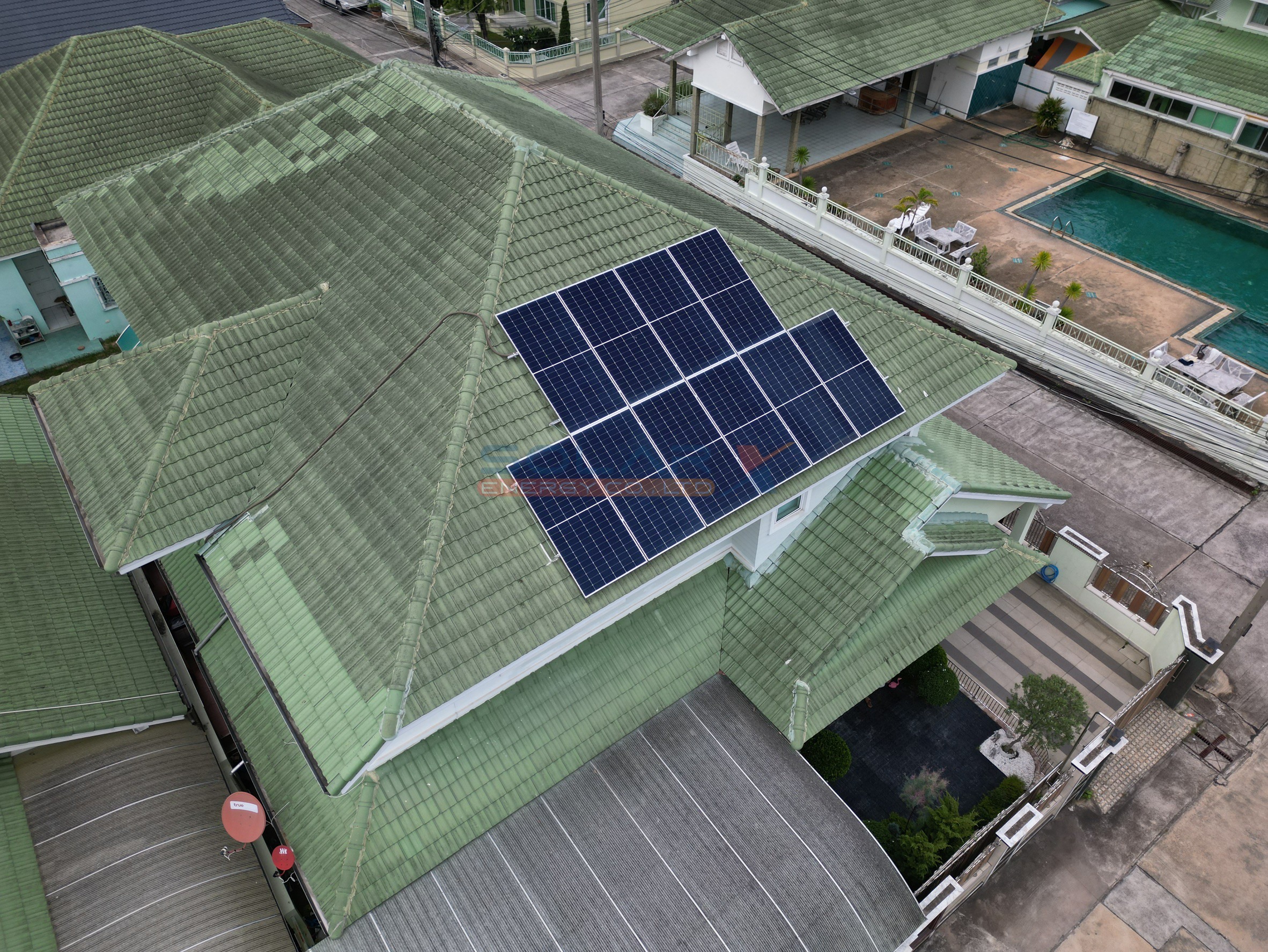 บ้านพักอาศัย 2 ชั้น พัทยา — Huawei 5.5 kW – ภาพที่ 4