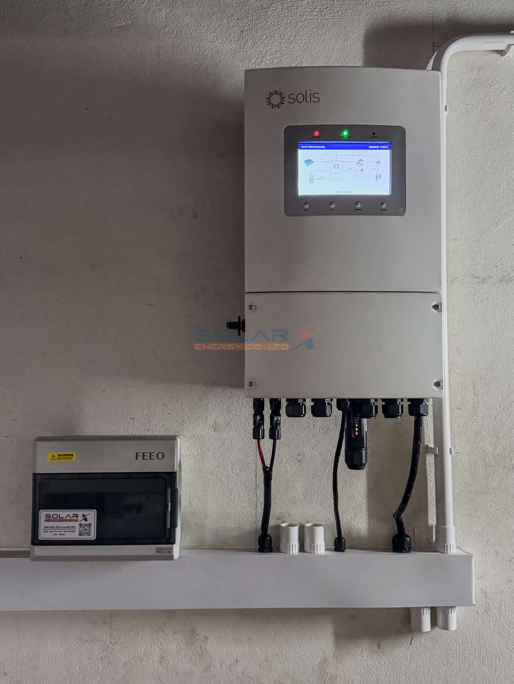 บ้าน 2 ชั้น บางทรายชลบุรี  —  Solis Hybrid 5 kW + Battery 12 kWh – ภาพที่ 3