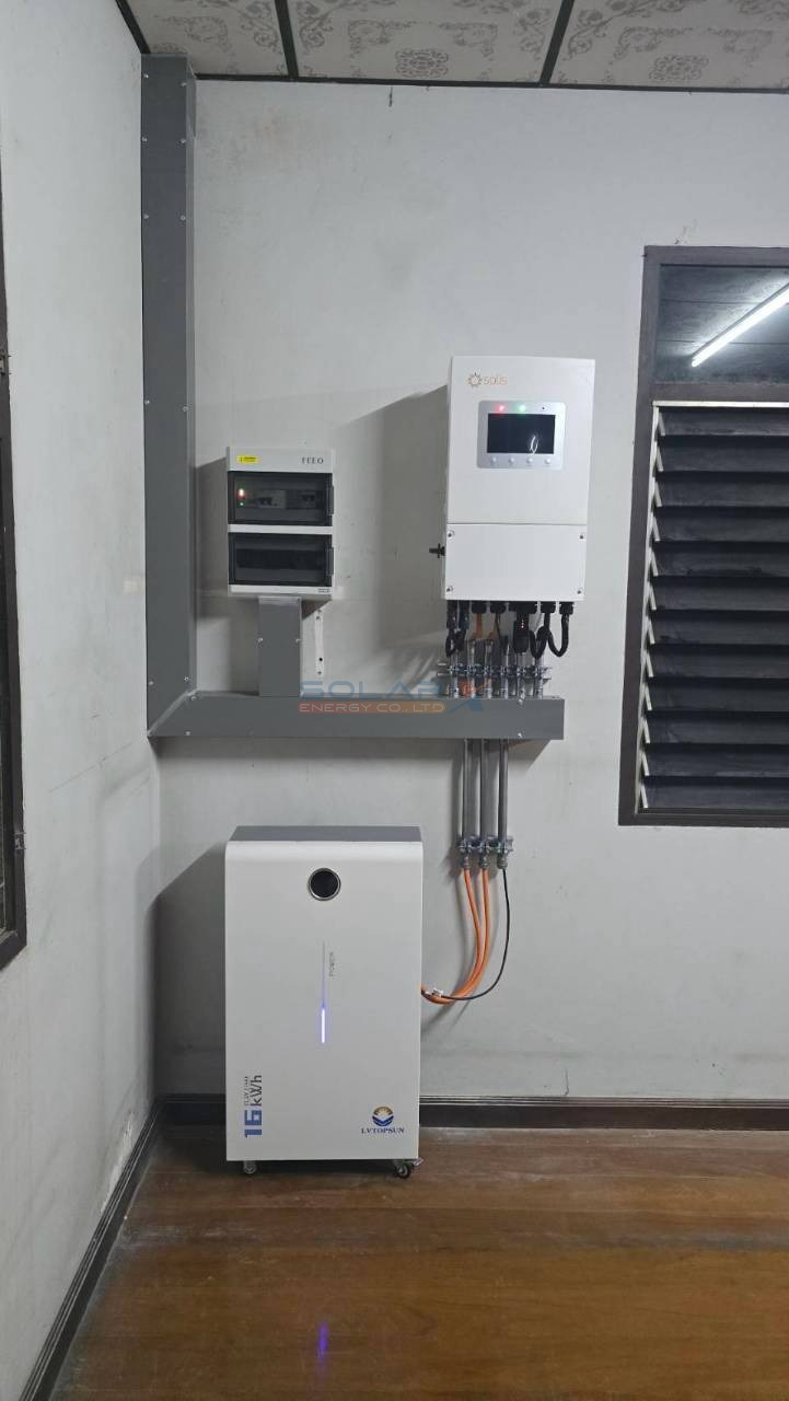 ร้านขายของ บางทราย  — Solis Hybrid 10 kW + Battery 16 kWh – ภาพที่ 7