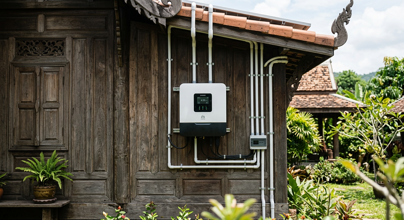 บ้านชั้นเดียวสไตล์ล้านนา เชียงใหม่ — On-Grid 4.4 kW – ภาพที่ 3