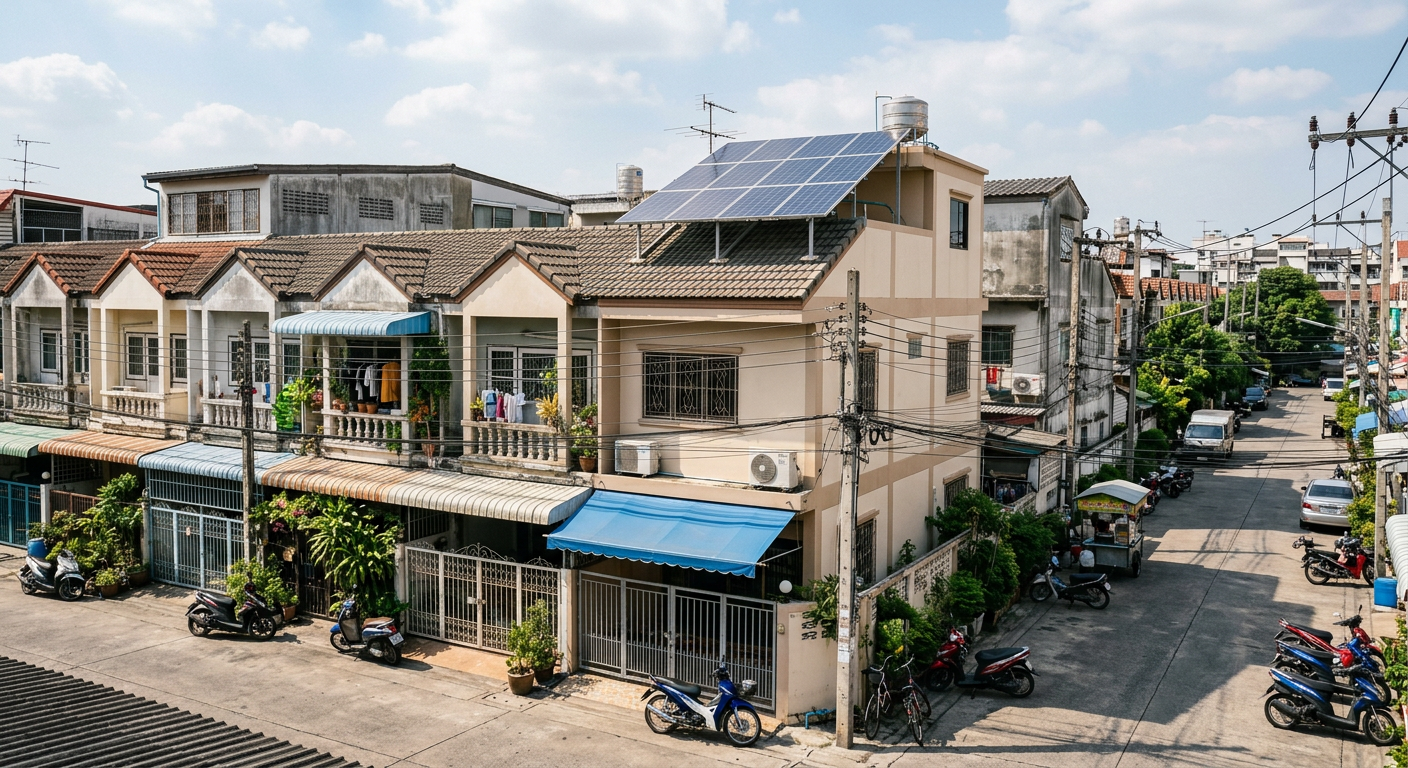 ทาวน์โฮม 3 ชั้น ลาดพร้าว — Micro Inverter 3.3 kW – ภาพที่ 4