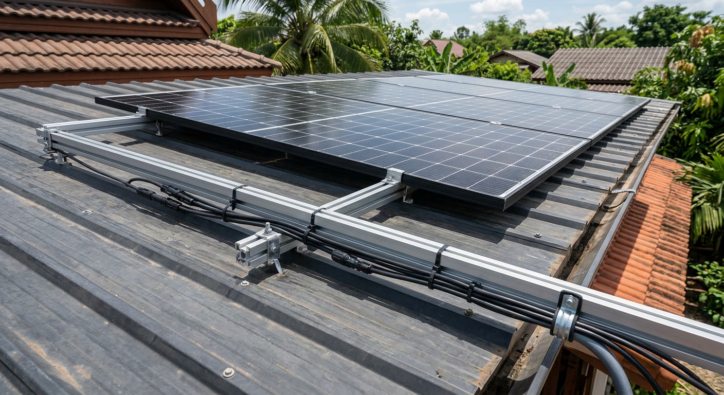 บ้านพักอาศัย 2 ชั้น พระราม 2 — On-Grid 5.5 kW – ภาพที่ 2