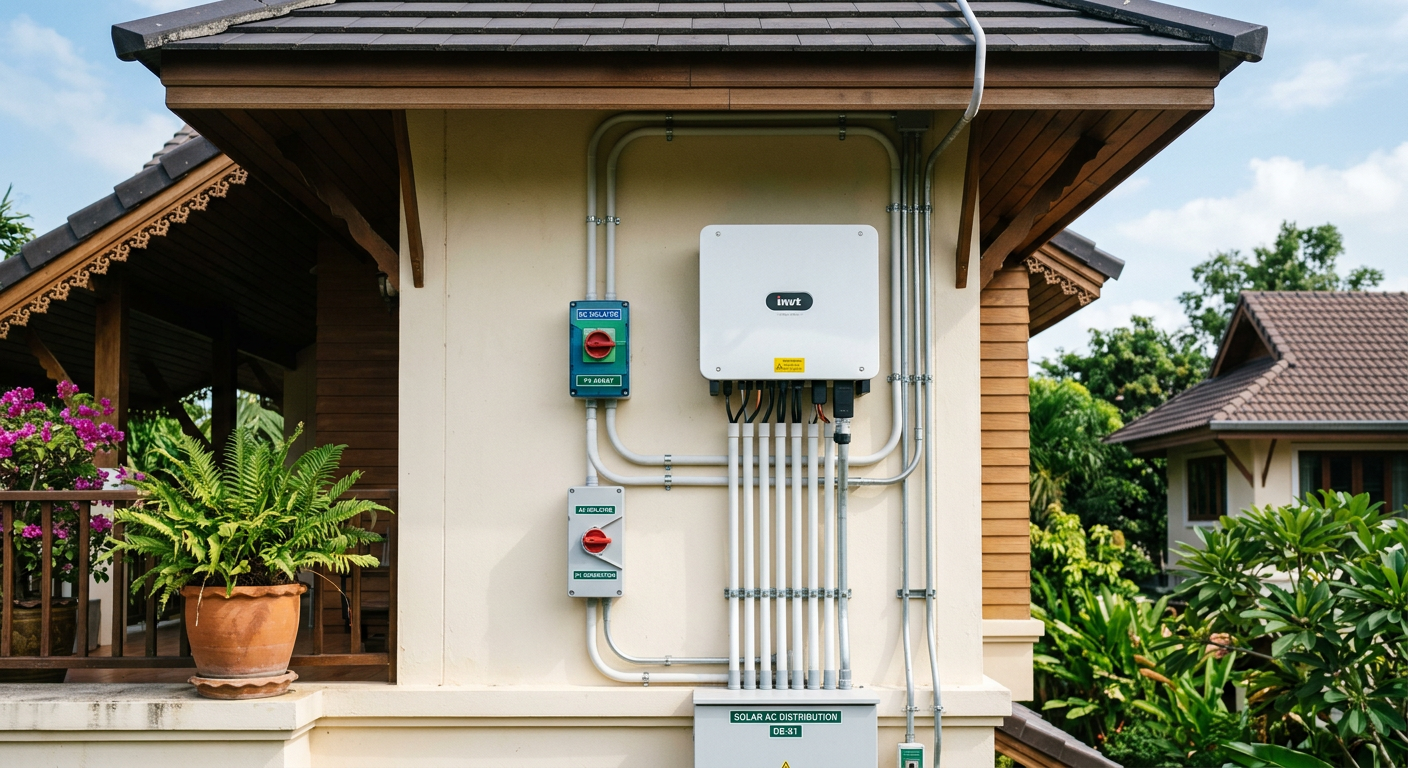 บ้านพักอาศัย 2 ชั้น พระราม 2 — On-Grid 5.5 kW – ภาพที่ 3