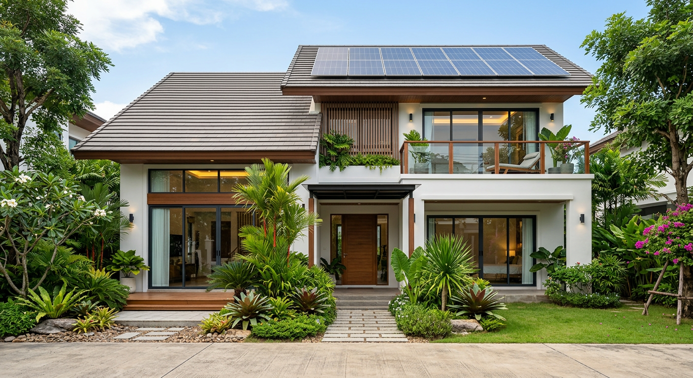 บ้านพักอาศัย 2 ชั้น พระราม 2 — On-Grid 5.5 kW – ภาพที่ 4